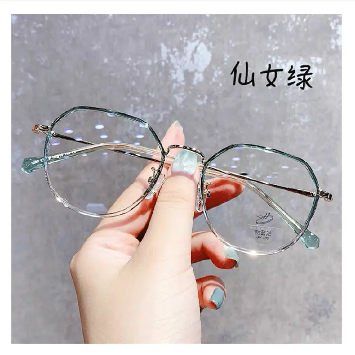 Tr 90 Transparent Computer Glasses Frame Women Men Anti Blue Light Round Eyewear Blocking Glasses Optical Spectacle Eyeglass White