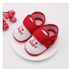 Shoes Baby Shoes Spring And Autumn Single Shoes 3-5 to 9 Months Old Newborn Baby Shoes Non-Slip Soft Soles 0-1 Year Old Boys And Girls Baby Walking Shoes Red 11 yards