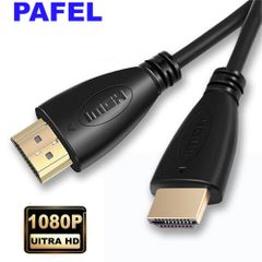 PAFEL  2M Black Gold Plated HDMI Cable 1.4 1080p 3D video cables for HDTV Splitter Switcher Black 2M