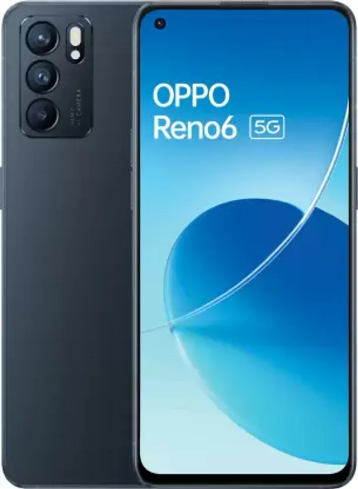 Refurbished OPPO Reno6 5G Smartphones 256GB+12GB 6.43'' 64MP 4300mAh without Fingerprint unlock phone Dual SIM 5G phone  Refurbished Phone SmartPhones Mobile Phones 256GB phone oppo phone smartphone