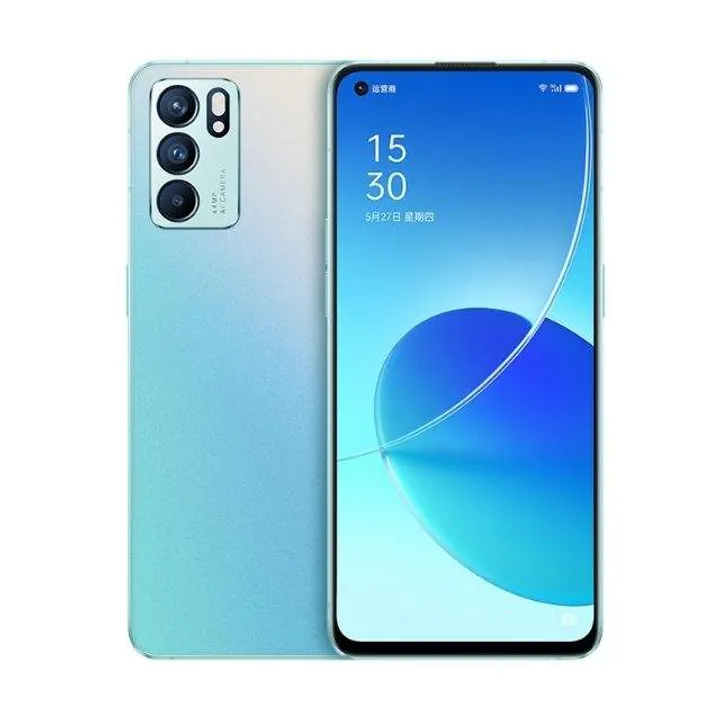 Refurbished OPPO Reno6 5G Smartphones 256GB+12GB 6.43'' 64MP 4300mAh without Fingerprint unlock phone Dual SIM 5G phone  Refurbished Phone SmartPhones Mobile Phones 256GB phone oppo phone smartphone