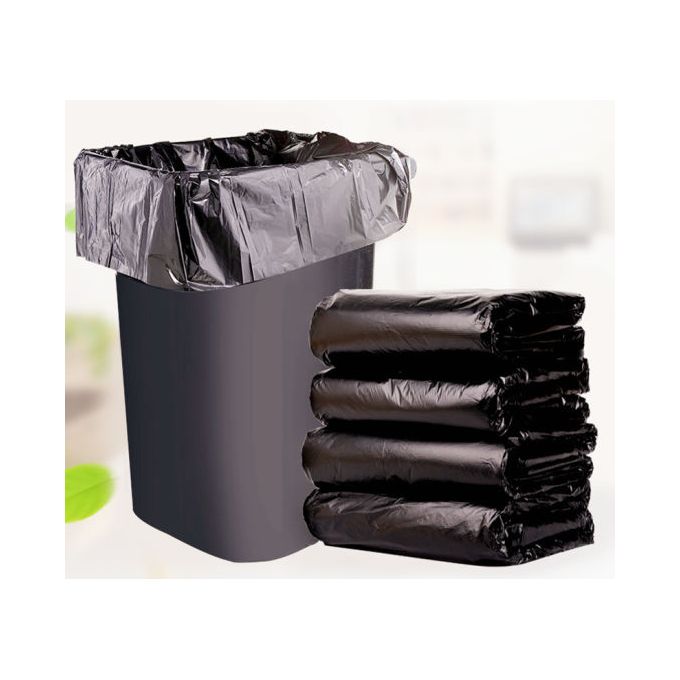 c BIN LINERS -GARBAGE/TRASH BAGS Black 25 PCS