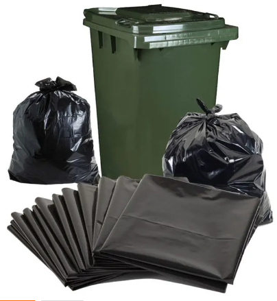 C BIN LINERS -GARBAGE/TRASH BAGS Black