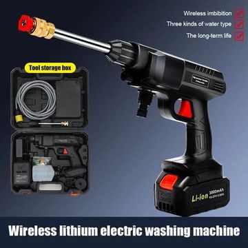 High pressure cordless car washing machine 48v, 15000mAh battery ...