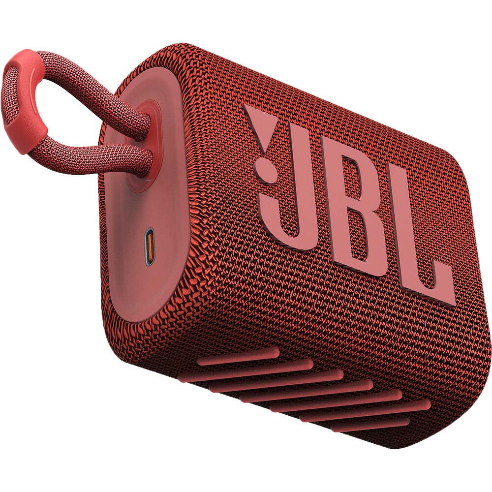JBL Go 3 - Speaker - for portable use - wireless - Bluetooth - 4.2 Watt -  red