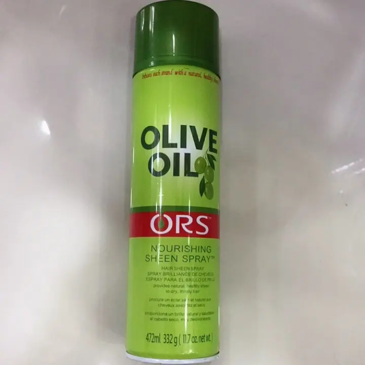 ORS Olive Oil Sheen Spray 472ml Infuses Each Strand With  Natural Healthy Sheen Rich in  Essential Fatty Acids That Impart Moisture Directly Into The  Scalp and Hair Shaft Improve Hair Elasticity