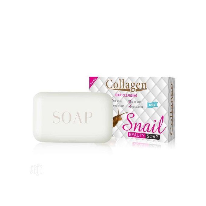 Collagen Snail Essence Whitening Soap 100g Anti-Acne Whitening Brightening Anti-aging