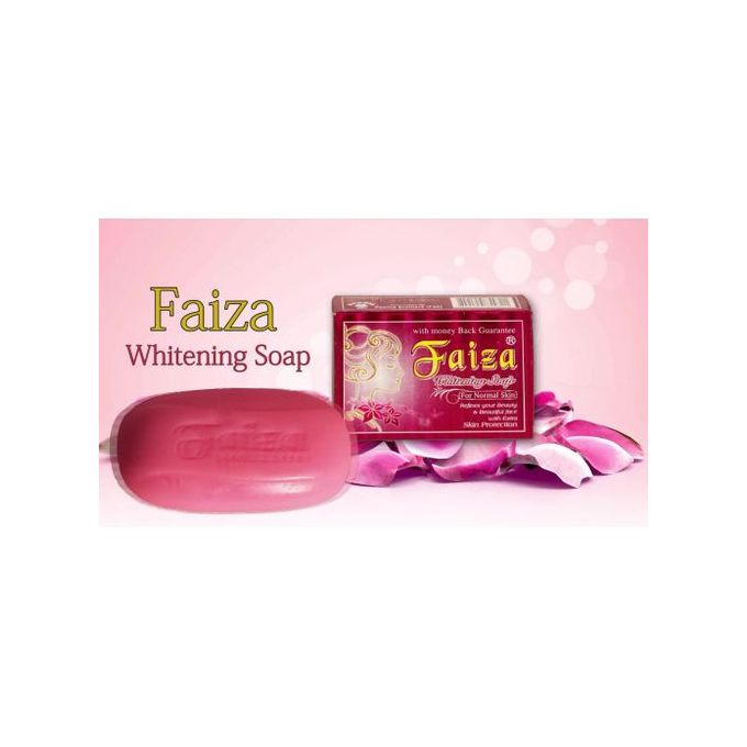 Faiza Beauty Fairness Whitening Soap Each 85 Grams For Men & Women Get Intense Glowing Skin For All Kinds Of Skin (Pack Of 1)