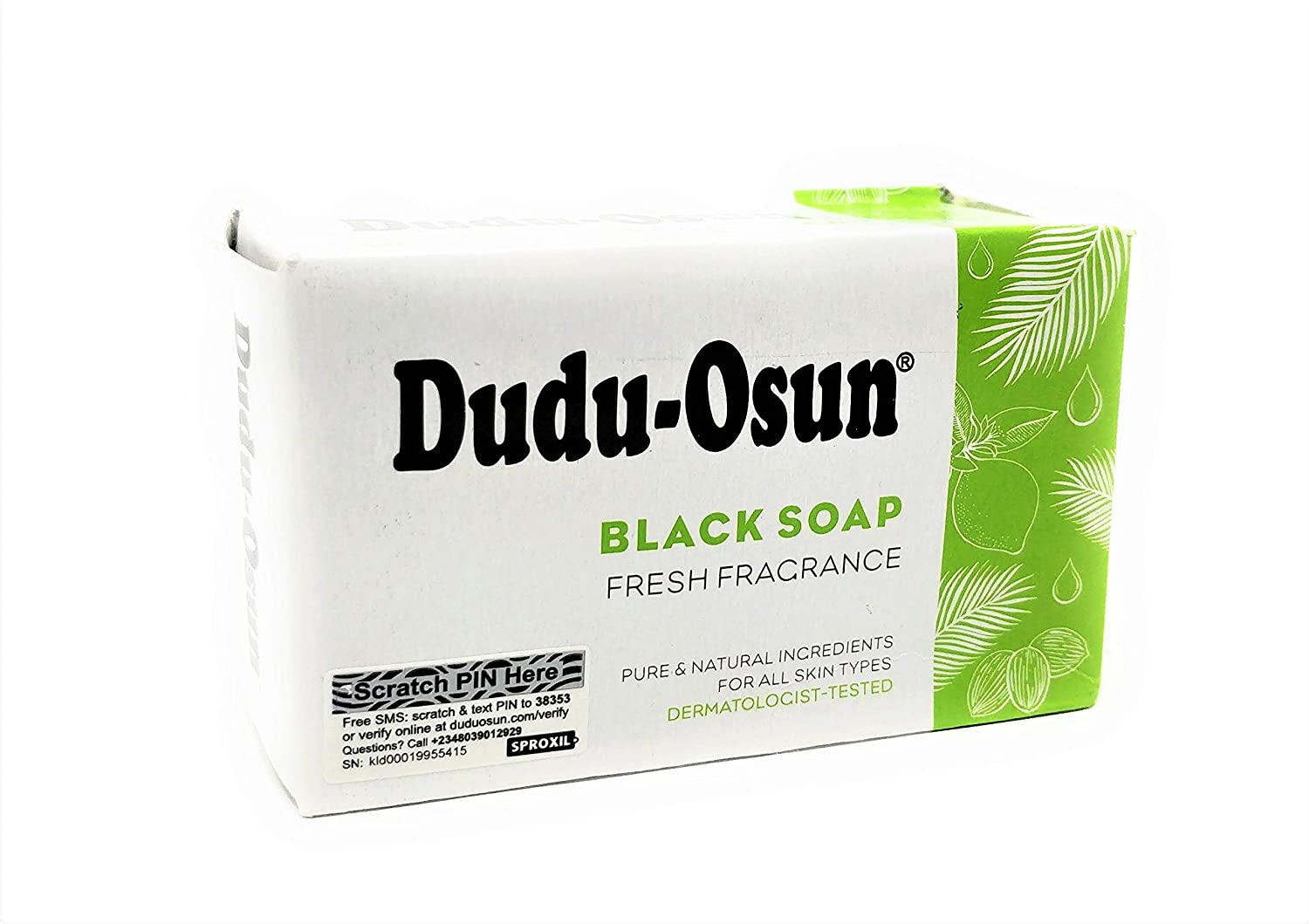 Dudu Osun Black Soap Tropical Natural Soap With Aloe Vera and Natural Vitamins Solution To Refreshed Healthy Skin Skin Care