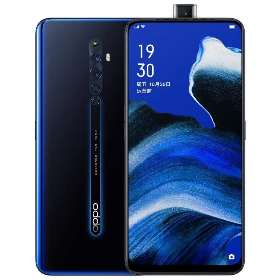 Refurbished OPPO Reno 2z 128GB+8GB 6.5 inch 48MP+16MP Camera Face Unlock Dual SIM Smart Phones