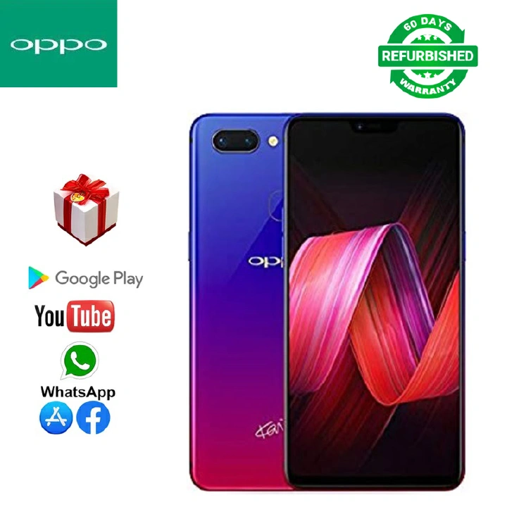 Refurbished Oppo R15 Smartphone 128GB+6GB 6.28 inch 2G/3G/4G LTE Dual SIM 3450mAh Fingerprint Recognition Front Camera 20MP Rear Camera 16MP+50MP Dual Camera