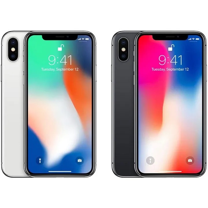 refurbished iPhone X 256GB/64GB + 3GB/ 12MP+7MP 5.8 inch Smartphone A11 Bionic processor 2G/3G/4G/LTE single standard SIM White No face unlock 64GB