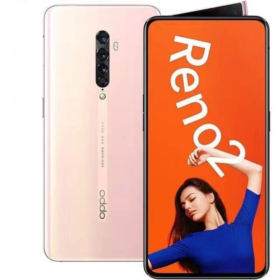 Refurbished Oppo Reno 2 Smartphone 8GB+128GB 6.5 Inch 2G/3G/4G LTE Dual SIM 4000MAH 48MP+16MP Ultra HD Camera No Fingerprint