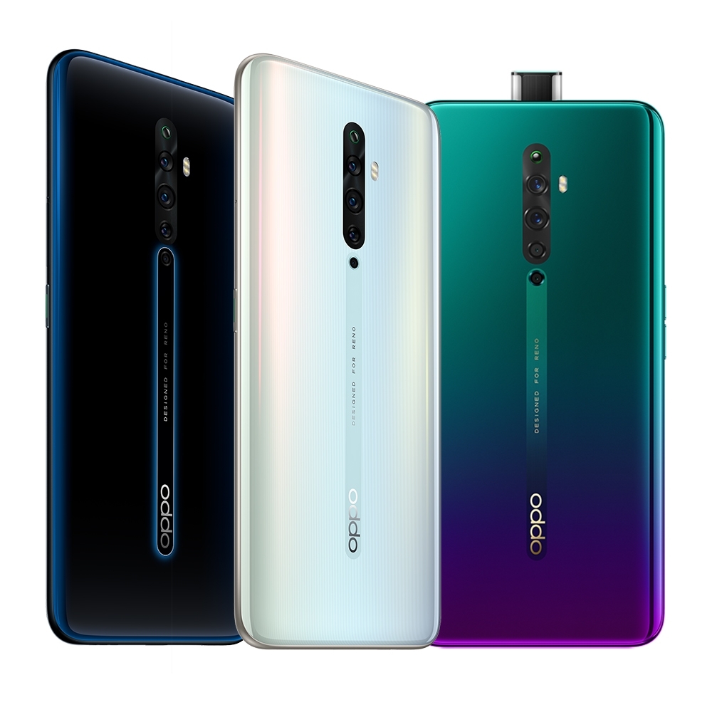 Refurbished (Face Unlock+Fingerprint unlock) OPPO Reno 2Z Smart phone 8GB+128GB Smartphone 6.5 inch 2G/3G/4G LTE 48MP + 13MP + 8MP + 2MP + 16MP Camera Dual SIM 4000mAh