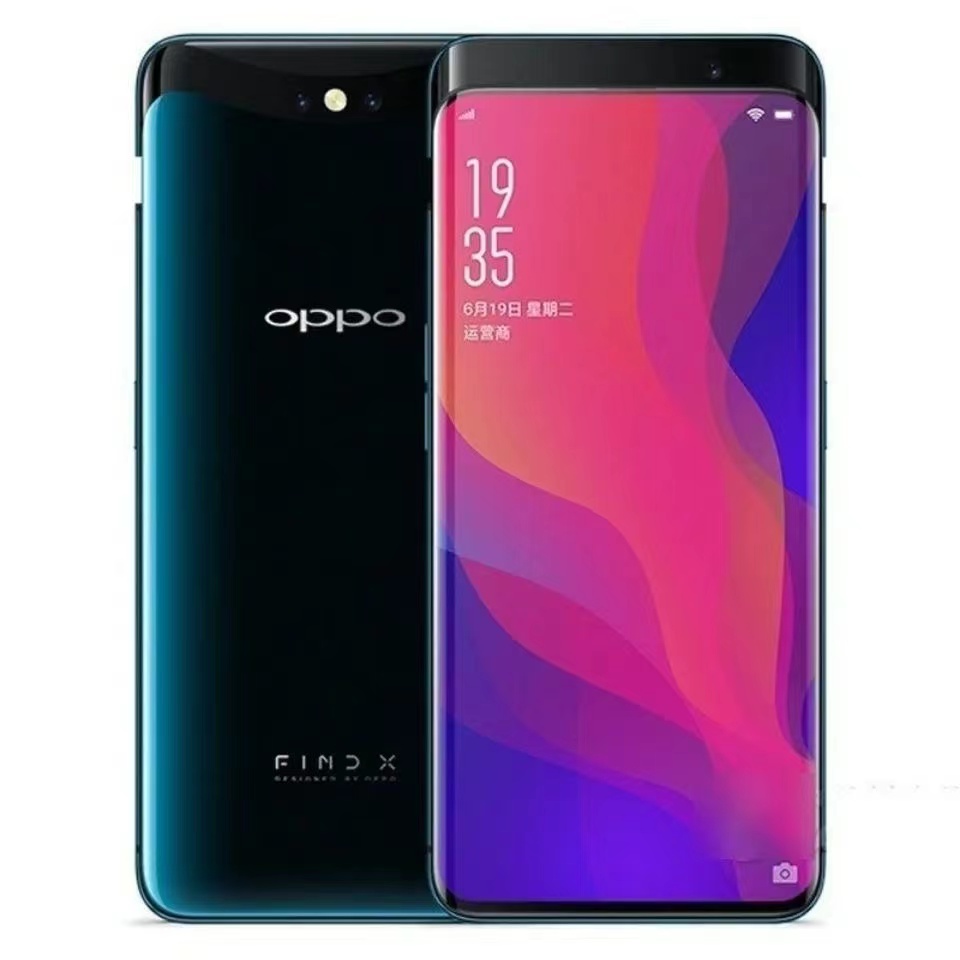 Refurbished Oppo Findx Smartphone Lifting Lens Face ID 6.42-inch 8+128/8+256GB Camera: 20MP+16MP Front Camera: 25MP Qualcomm Snapdragon 845 Random Color 8GB+128GB Non-Curved Screen