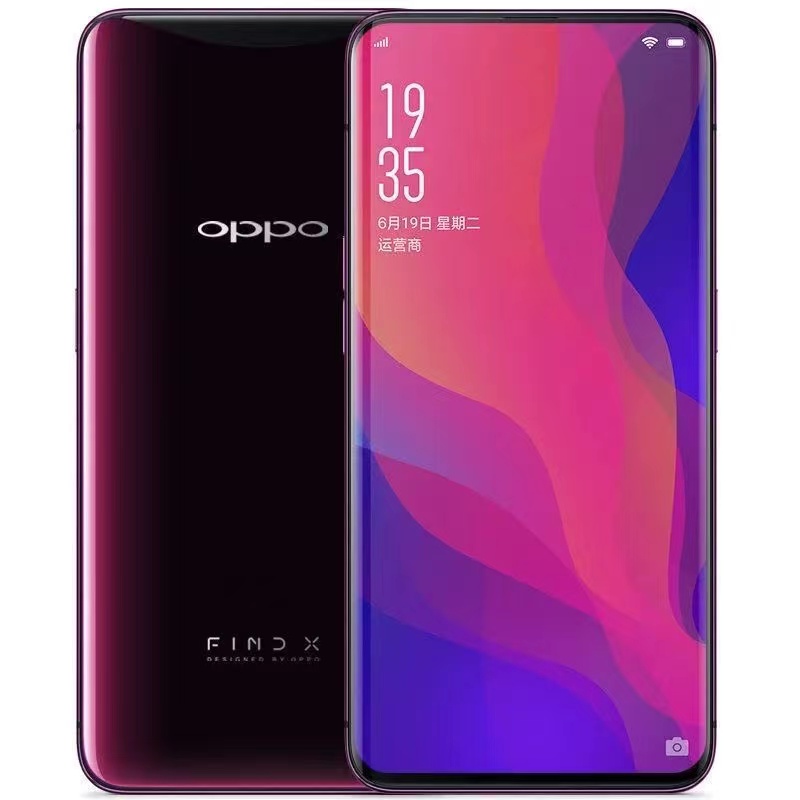 Refurbished Oppo Findx Smartphone Lifting Lens Face ID 6.42-inch 8+128/8+256GB Camera: 20MP+16MP Front Camera: 25MP Qualcomm Snapdragon 845 Random Color 8GB+128GB Non-Curved Screen