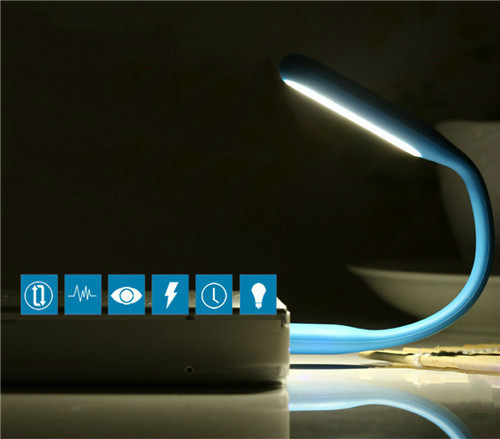 Mini High Bright LED Light USB Portable Flexible Lamp Eyes Protection Perfect for PC Tablet Phone