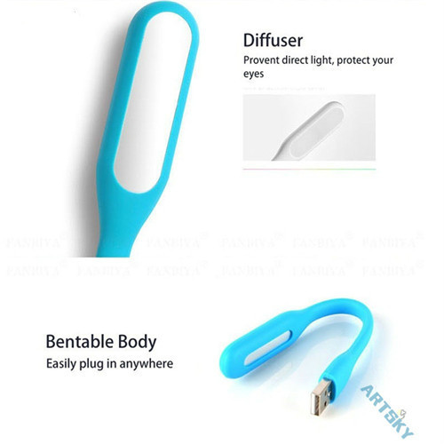 Mini High Bright LED Light USB Portable Flexible Lamp Eyes Protection Perfect for PC Tablet Phone