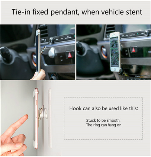 Universal Finger Ring Phone Stand Holder 360 Degree Rotating For Smartphone