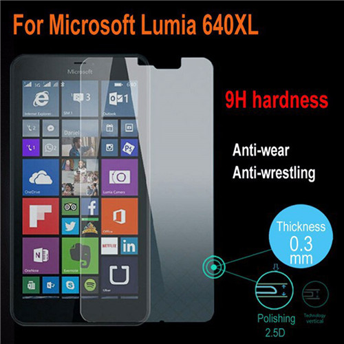 2.5D Tempered Glass Screen Protector for Microsoft lumia 640xl