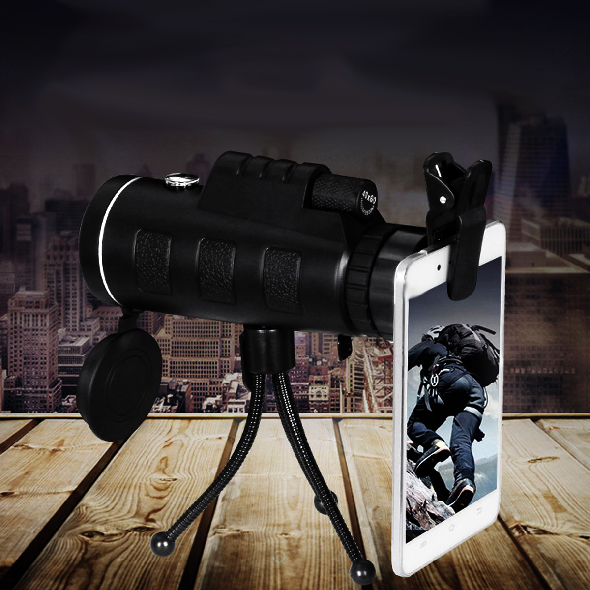 Focus Zoom Outdoor Monocular HD Vision Telescopes Hunting Military Monoculars Optic Len