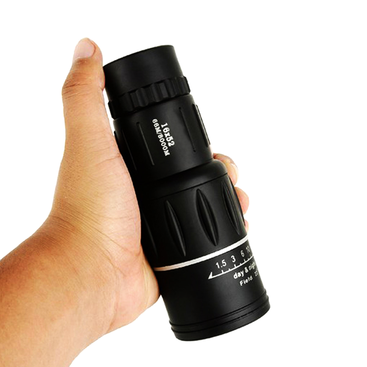 16X52 Dual Focus Zoom Green Optic Lens Armoring Travel Monocular Telescope