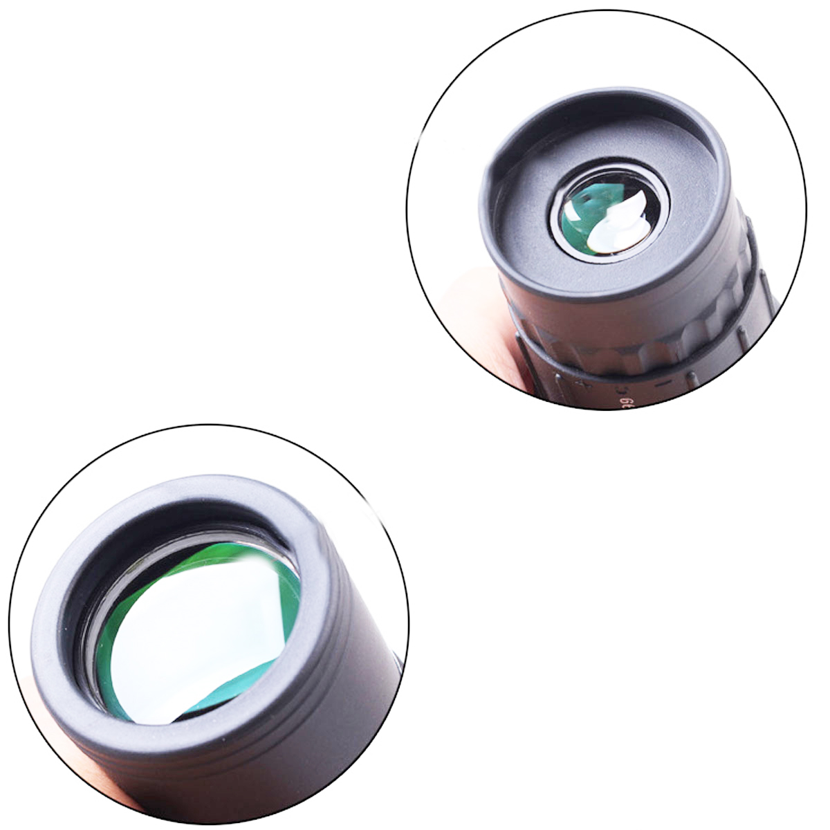 16X52 Dual Focus Zoom Green Optic Lens Armoring Travel Monocular Telescope