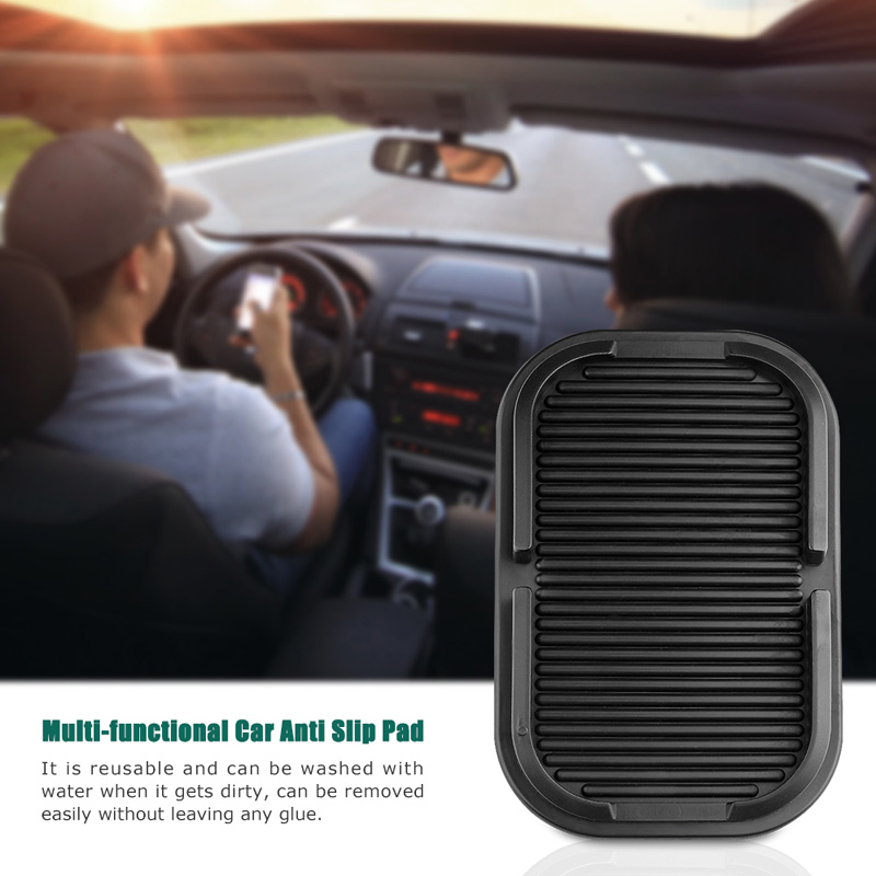Car Anti-Slip Mat Dashboard Mobile Phone Pad  Support for Cigaretter/Lighter/Cellphone/Coins