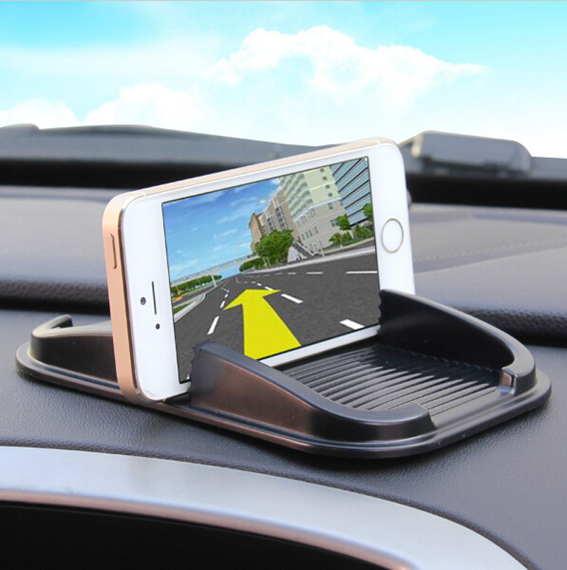 Car Anti-Slip Mat Dashboard Mobile Phone Pad  Support for Cigaretter/Lighter/Cellphone/Coins