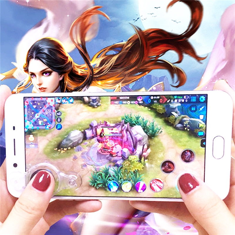 Mobile Phone Touch Screen Joysticks Physical Game Joystick Integral Moulding for Phone APP Games
