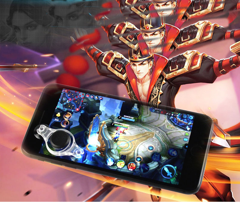 Mobile Phone Touch Screen Joysticks Physical Game Joystick Integral Moulding for Phone APP Games