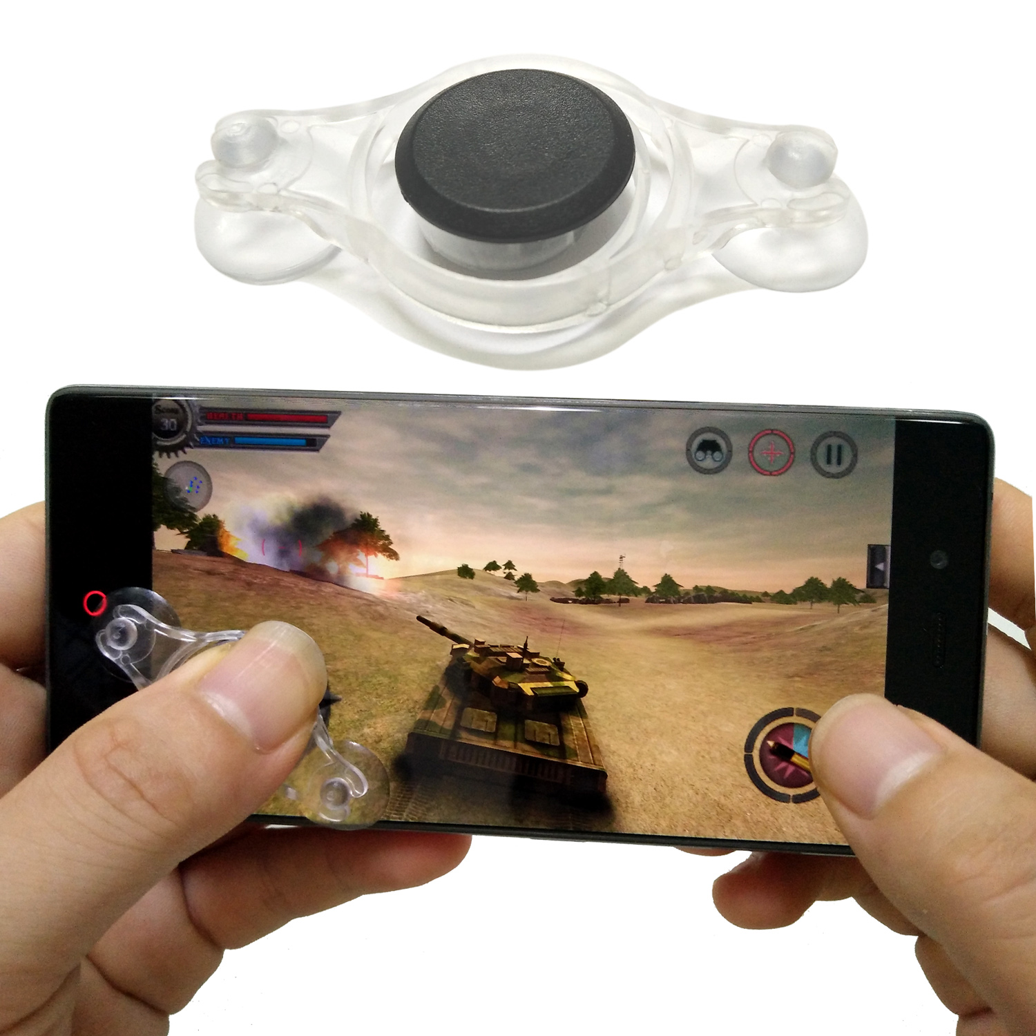 Mobile Phone Touch Screen Joysticks Physical Game Joystick Integral Moulding for Phone APP Games