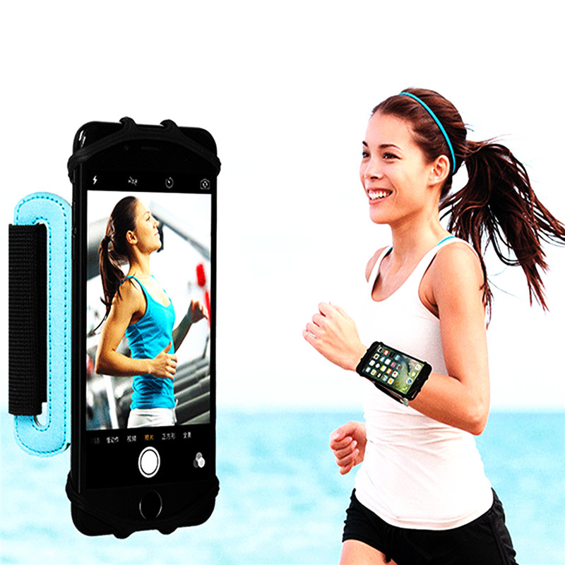 Sports Rotating Arm Bag 180 Degree Free Adjustment Wrist Bags For Cellphones