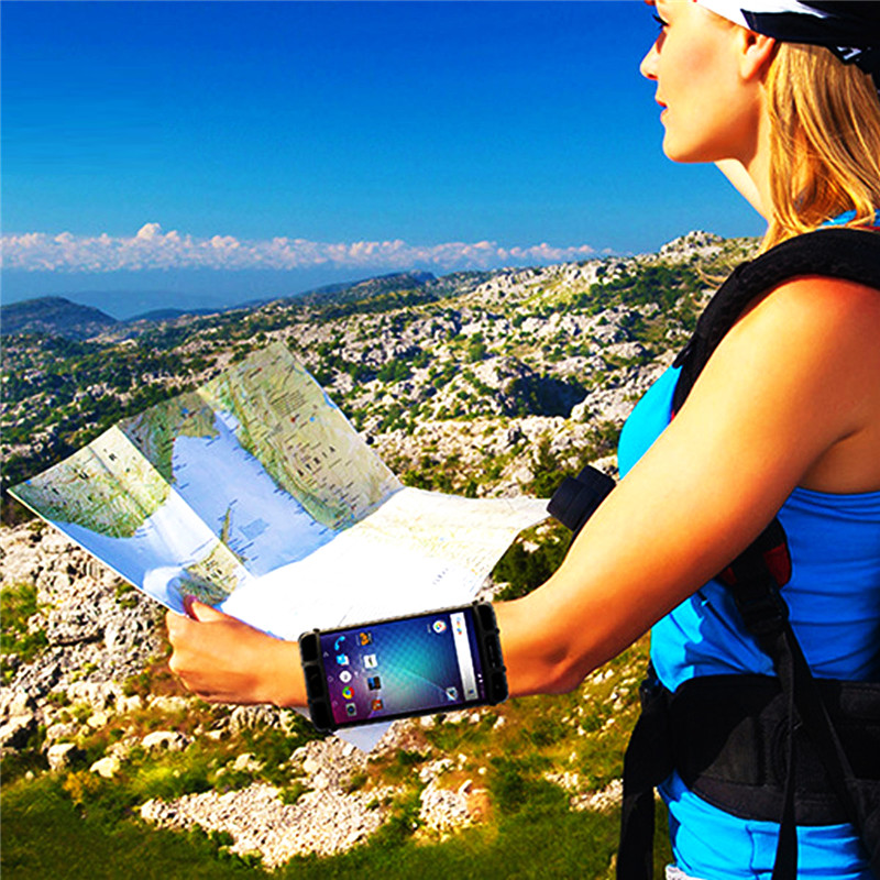 Sports Rotating Arm Bag 180 Degree Free Adjustment Wrist Bags For Cellphones