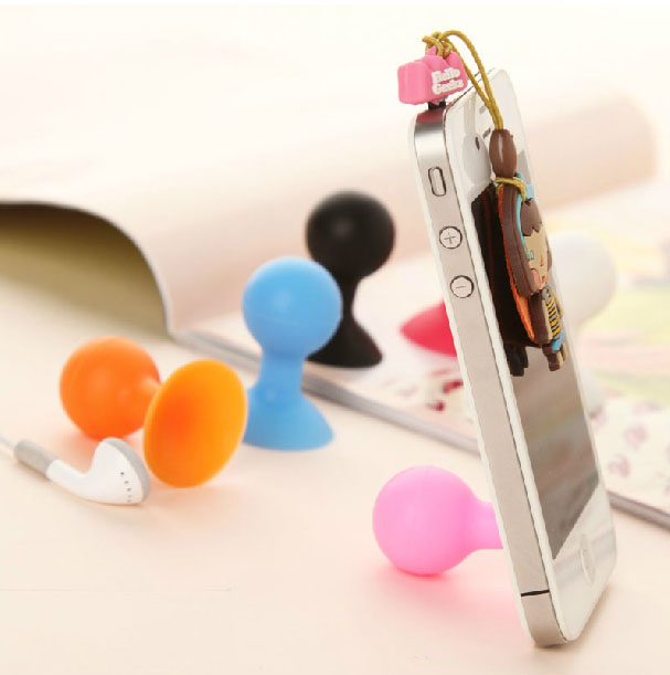 Universal Mobile Phone Sucker Spherical Bracket Support Trestle Cell Phone Holder Stand