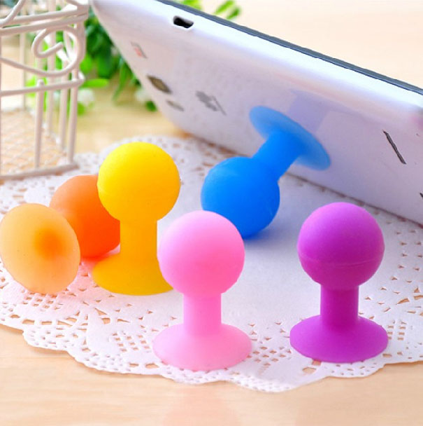 Universal Mobile Phone Sucker Spherical Bracket Support Trestle Cell Phone Holder Stand