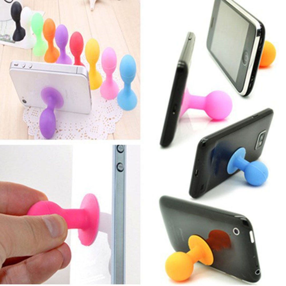 Universal Mobile Phone Sucker Spherical Bracket Support Trestle Cell Phone Holder Stand