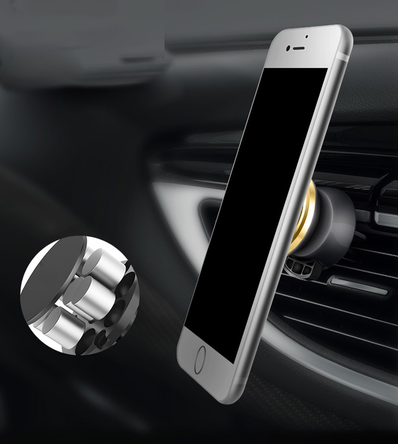 Universal Magnetic Car Phone Holder 360 Degree Rotatable Car Air Vent Outlet Mount for Phone