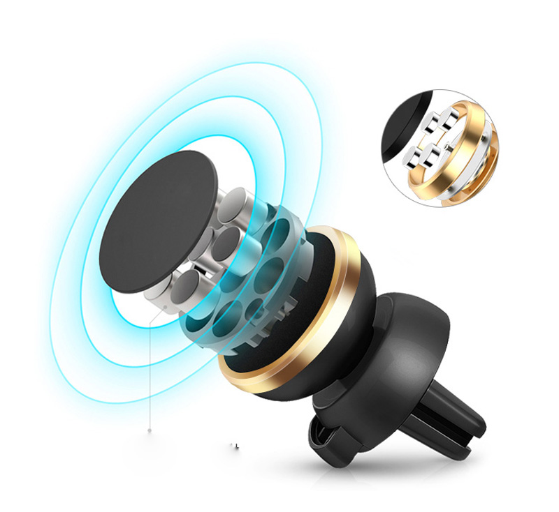 Universal Magnetic Car Phone Holder 360 Degree Rotatable Car Air Vent Outlet Mount for Phone