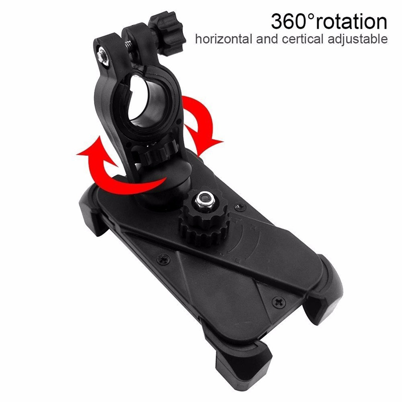 Anti-Slip Universal 360 Rotating Bicycle Bike Phone Holder Handlebar Clip Stand Mount Bracket