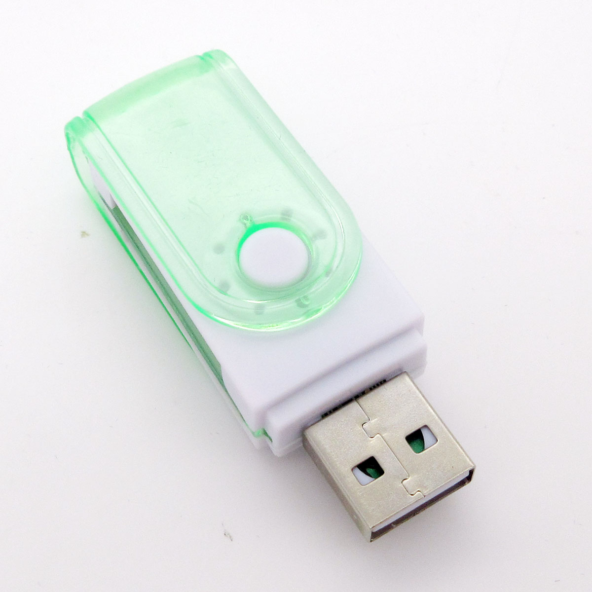 Multi-Function USB Card Reader Rotatable Memory Card Reader  4 in 1 SD TF MS M2 Memory Card