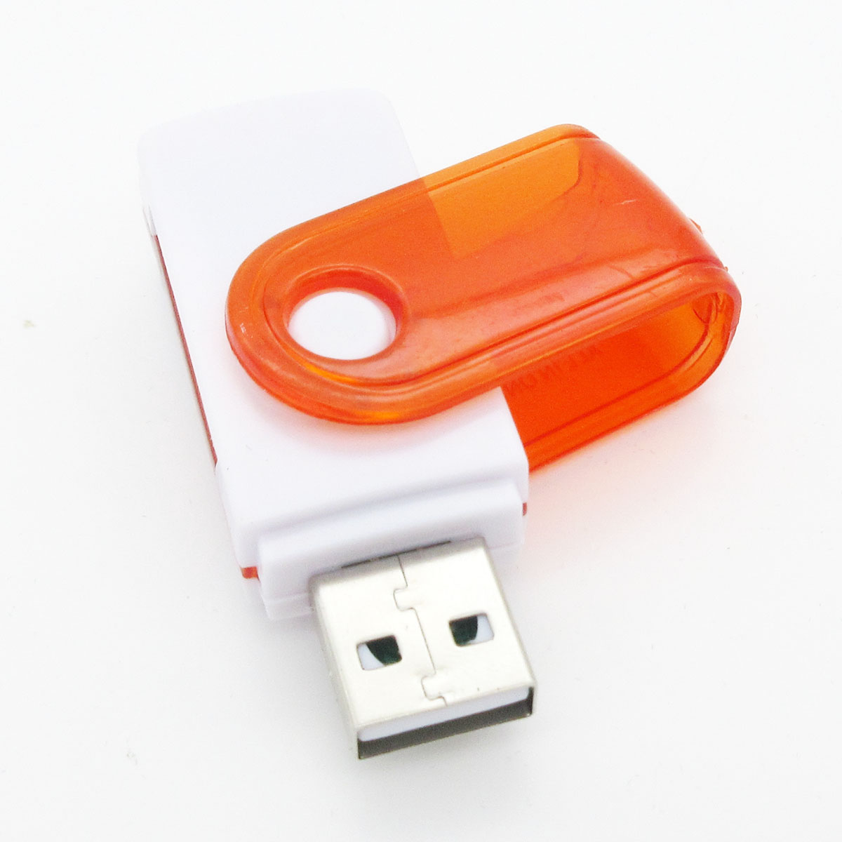 Multi-Function USB Card Reader Rotatable Memory Card Reader  4 in 1 SD TF MS M2 Memory Card