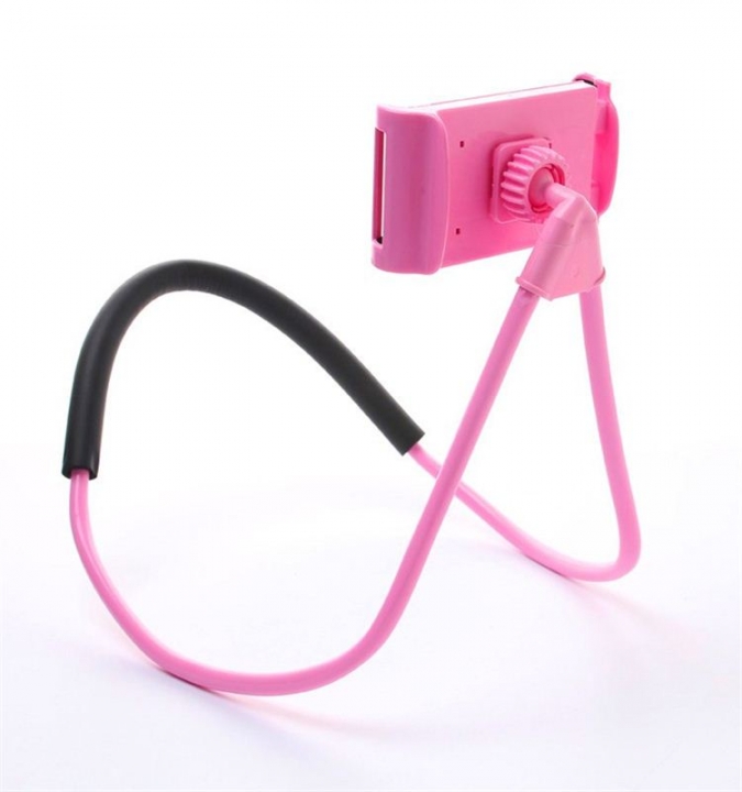 Lazy Bracket Universal 360° Rotation Flexible Phone Selfie Holder Neck Bed Mount Anti-skid for Phone