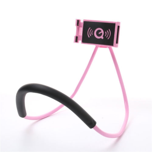 Lazy Bracket Universal 360° Rotation Flexible Phone Selfie Holder Neck Bed Mount Anti-skid for Phone