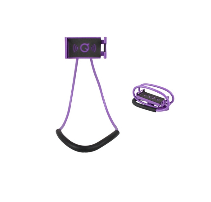 Lazy Bracket Universal 360° Rotation Flexible Phone Selfie Holder Neck Bed Mount Anti-skid for Phone