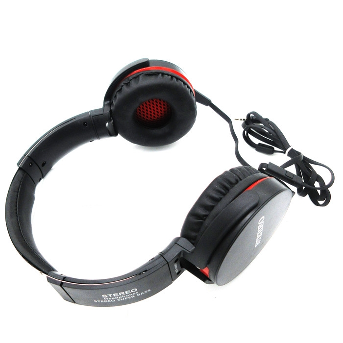 HiFi Stereo Bass Metal Headband Gaming Headset Headphones With Mic For All iPhone/ Android Phones/PC