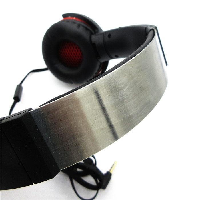HiFi Stereo Bass Metal Headband Gaming Headset Headphones With Mic For All iPhone/ Android Phones/PC