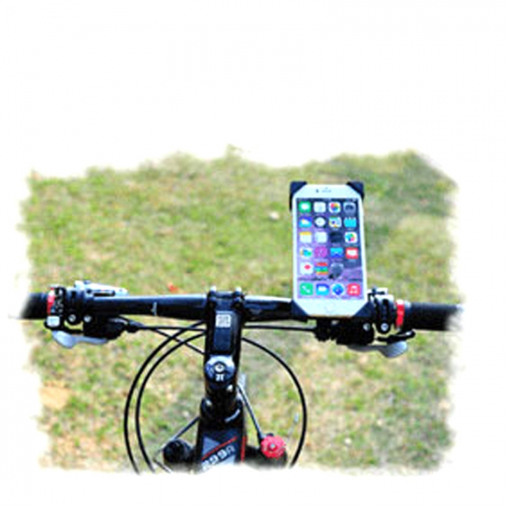 Anti-Slip 360 Rotating Bicycle Bike Phone Holder Handlebar Mount Bracket For Smart Mobile Cellphone
