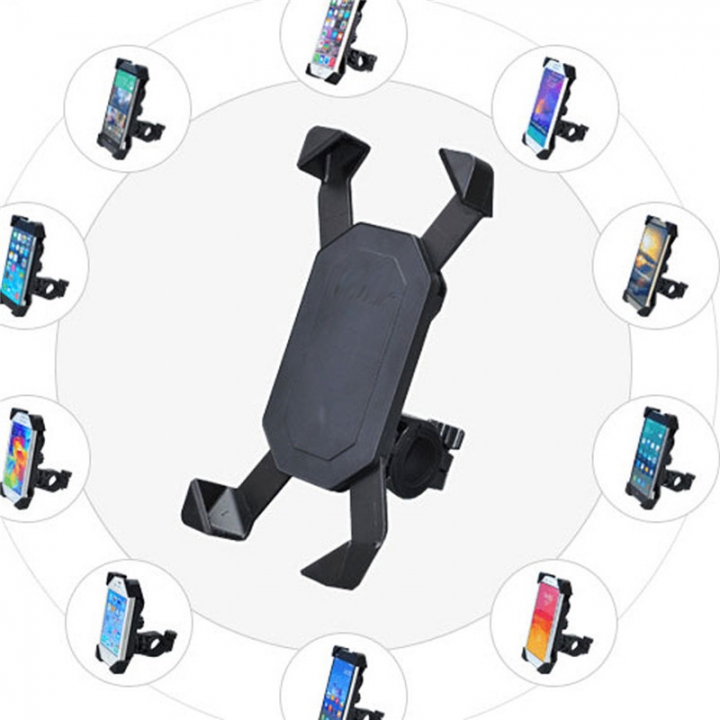 Anti-Slip 360 Rotating Bicycle Bike Phone Holder Handlebar Mount Bracket For Smart Mobile Cellphone