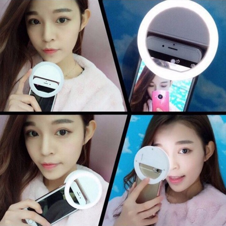 Mobile Phone Selfie Portable LED Ring Fill Light Photography Camera